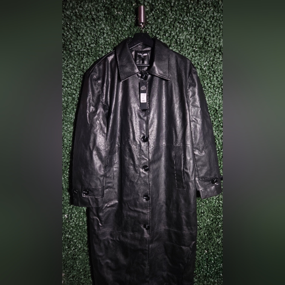 Fashion Nova Black Faux Leather Jacket